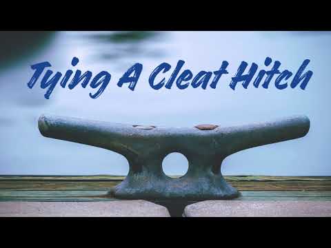 Tying a cleat hitch