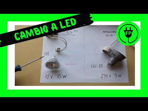 ? Cambiar foco HALÓGENO  por foco LED* | ⚡️TUTORIAL* ✅