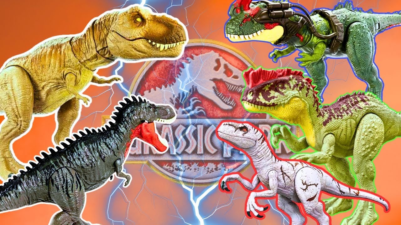 🔥GIANT T-Rex, Therizinosaurus, Indominus Rex, Velociraptor & Triceratops |Jurassic World Collection!
