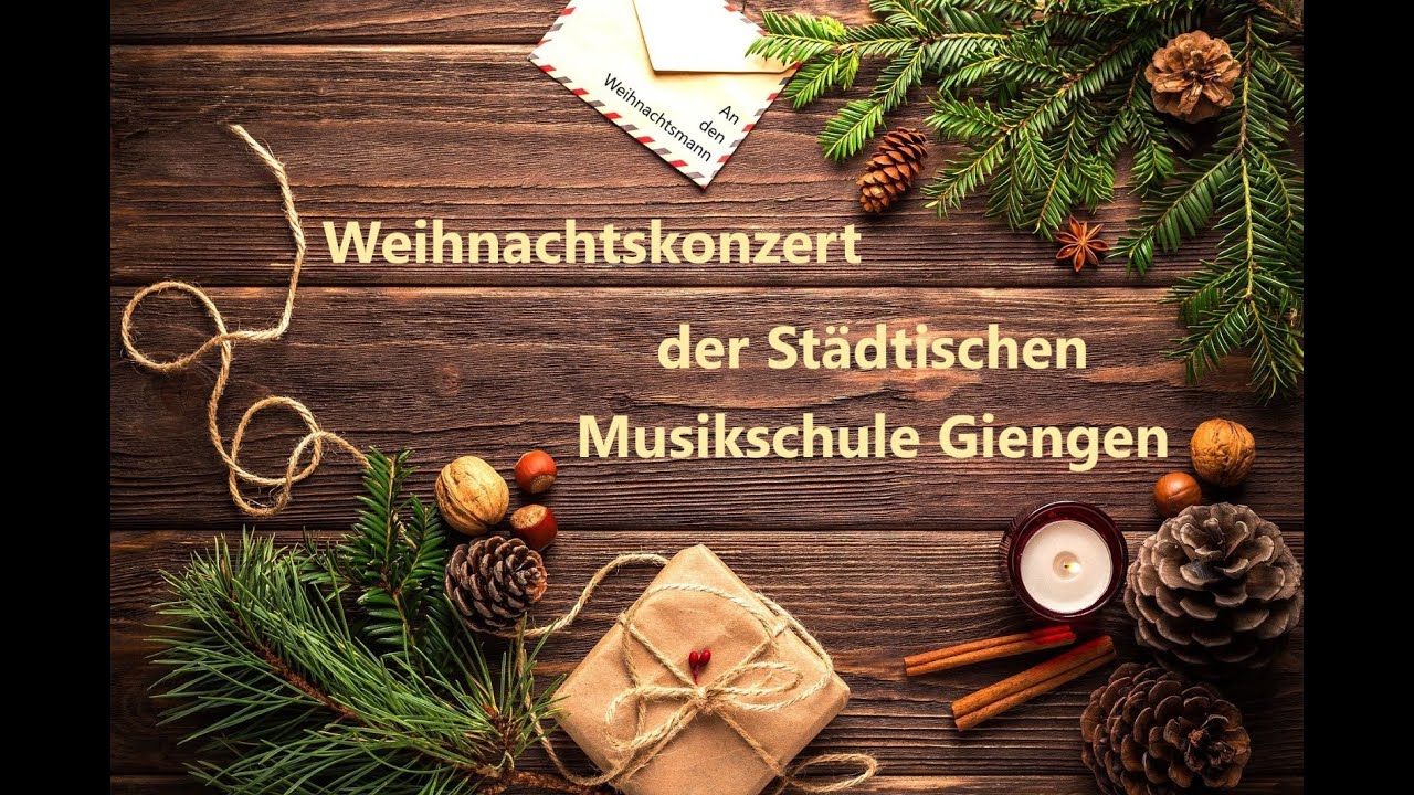 Weihnachtskonzert der Musikschule Giengen ⛪⭐✨