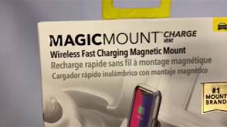 Scosche MagicMount Wireless Charger Charging Magnetic Vent Mount MQ2V-XT (11-2018)
