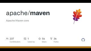 GitHub - apache/maven: Apache Maven core