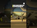 Chinese soldier stands steady as Air Force One roars past