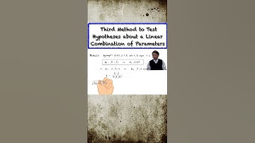#HypothesisTest #LinearCombination #Ttest #Econometrics #Tutorial