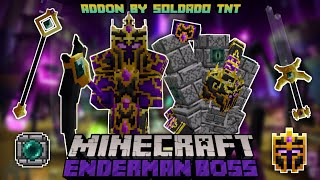 Weapon and Boss Mod MCPE - Enderman Boss Addon (More Weapons and Armors) For Survival MCPE screenshot 4