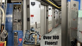 EXCLUSIVE: 100+ Floor Elevator in the Sears/Willis Tower! (Machine Room)