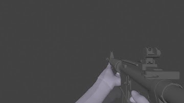 Blender 2.8 - M4A1 Reload (My First Animation)