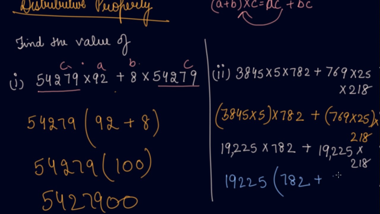 Numericals On Properties Of Whole Numbers Class 6 Mathematics Whole 