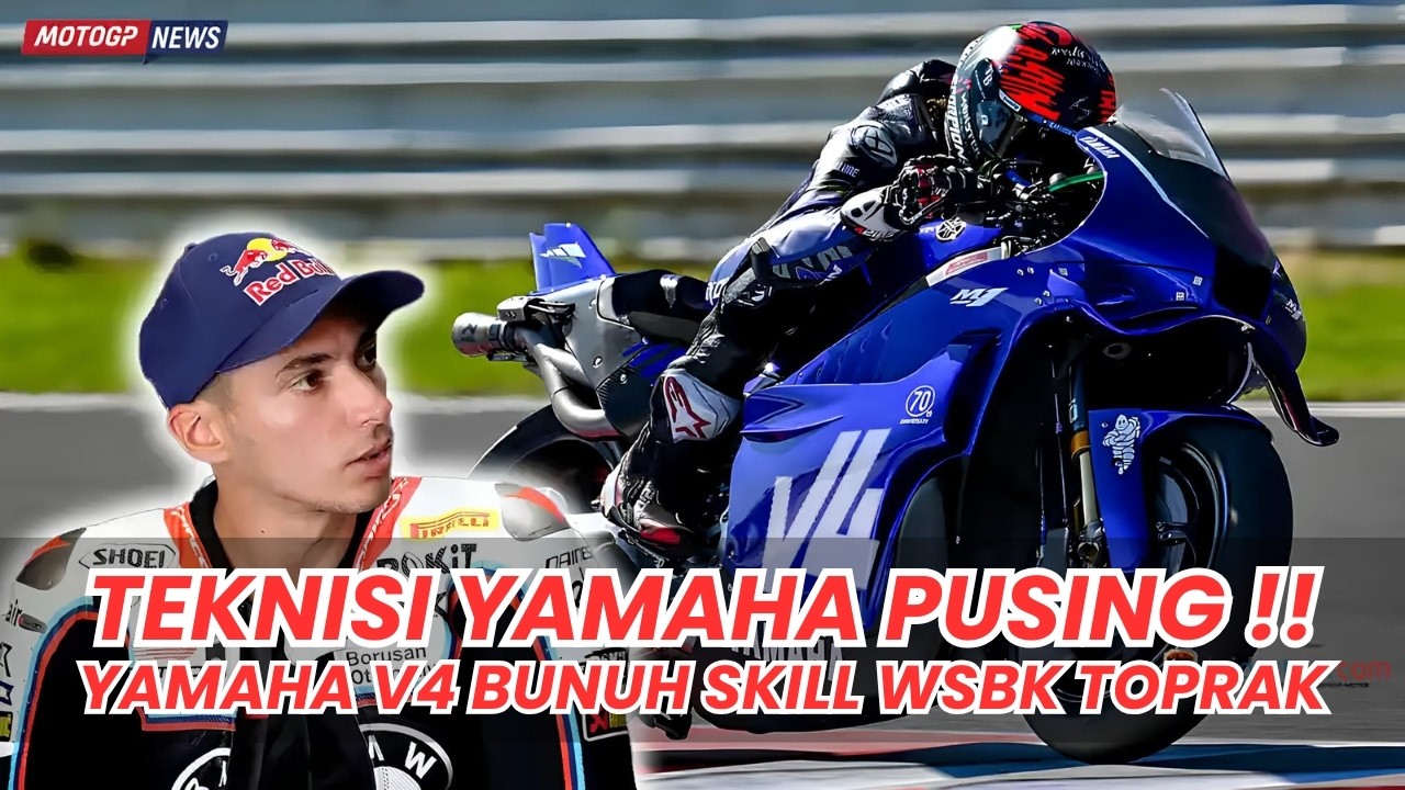 TOPRAK TES YAMAHA V4 !! SKILL WORLD SUPER BIKE TOPRAK TAK LAGI BERGUNA DI MOTOGP