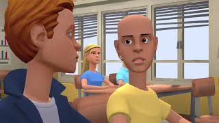 Caillou talks with someone on the internet/Gets Grounded | Plotagon Animation