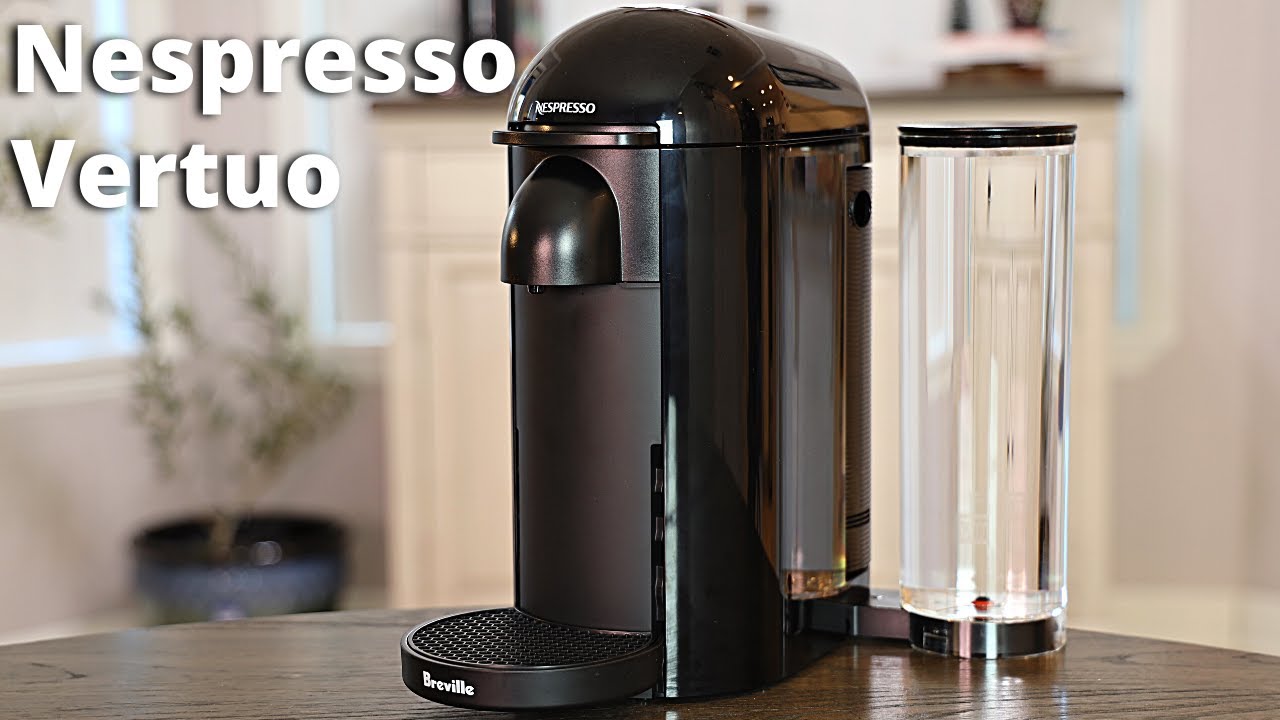 Nespresso Vertuo Coffee and Espresso Machine by De'Longhi, Piano Black