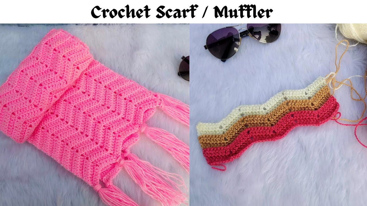 マフラー・ストール STUDIOTABLE : 24FW / HANDMADE CROCHET WOOL MUFFLER (2COLORS) maxresdefault.jpg