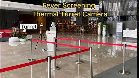 Fever Screening Thermal Turret Camera