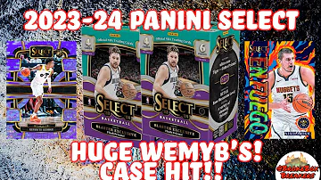 Huge WEMBY's - Case Hit!! 🔥👑 2023-24 Panini Select Basketball Blaster 🏀 - 6 box review