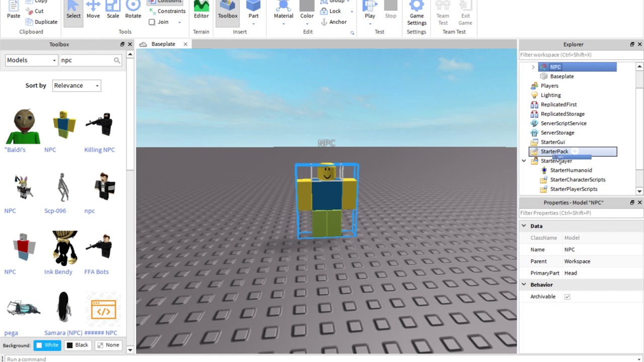 How To Spawn As A Custom Character Roblox Studio Tutorial Youtube