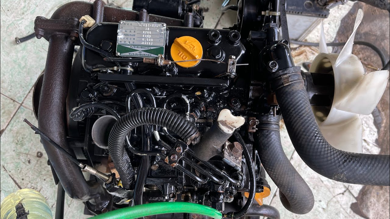 (Đã Bán) Động Cơ Yanmar 3T63 đẹp Long Lanh Chạy Êm Ru LH 0908875468