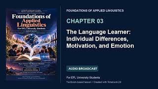 Chapter 03: The Language Learner: Individual Differences, Motivation, and Emotion | Audio Lesson