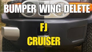 Bumper Wing DELETE on the FJ CRUISER