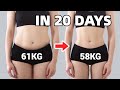 Lose 3kg in 20 DAYs! 45 MIN Legs, Butt, Abs, Fat burn and Stretch - Combo Standing Workout