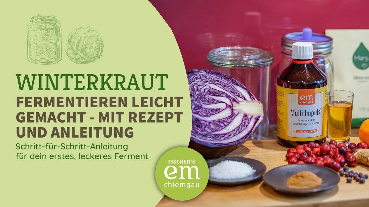 Leckeres Winterkraut - einfaches Fermentieren mit Effektiven Mikroorganismen | Anleitung & Rezept