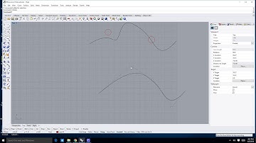 Rhino 6 Lesson 18  2D Drawing Control Point Curves in Rhino 6 Part 4 Add and Delete Control Points