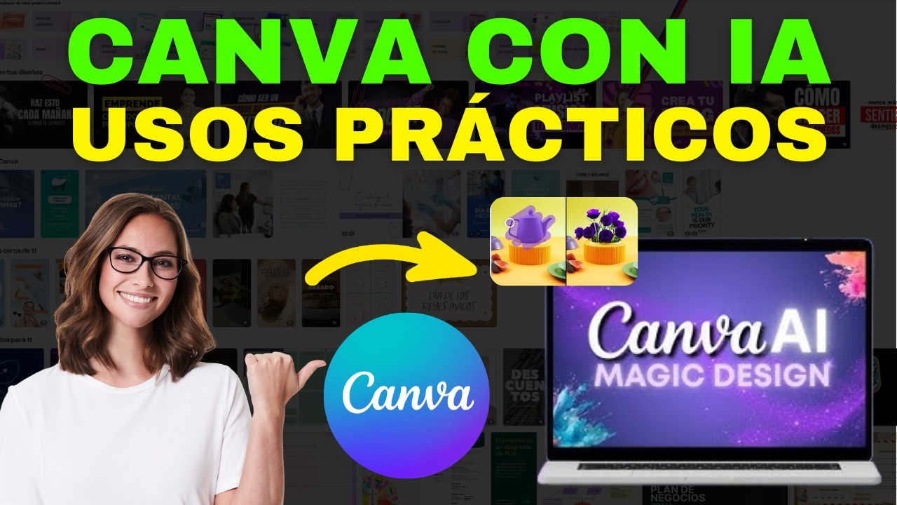 🔥 10 Usos PRÁCTICOS de la IA de Canva 🤖 | Diseña Más Rápido y Como un PRO
