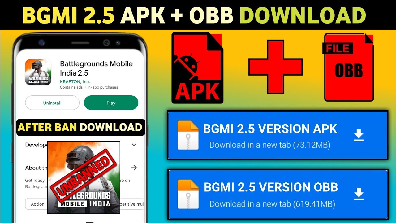 Download BGMI 2.5 APK+OBB File (Updated Version) 2023