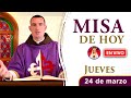 MISA de HOY EN VIVO | jueves 24 de marzo 2022 | Heraldos del Evangelio El Salvador