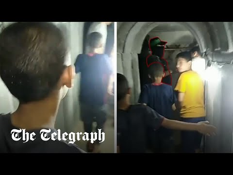 Children led through hamas tunnels, idf reveals