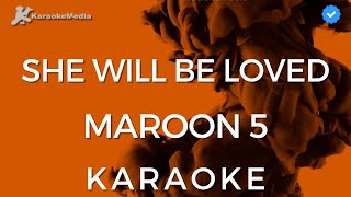 Maroon 5 - She will be loved (KARAOKE) [Instrumental with backing vocals]