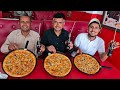 Big Pizza Eating Challenge | Food Competition | Pizza Eating Contest | Mubashir Saddique