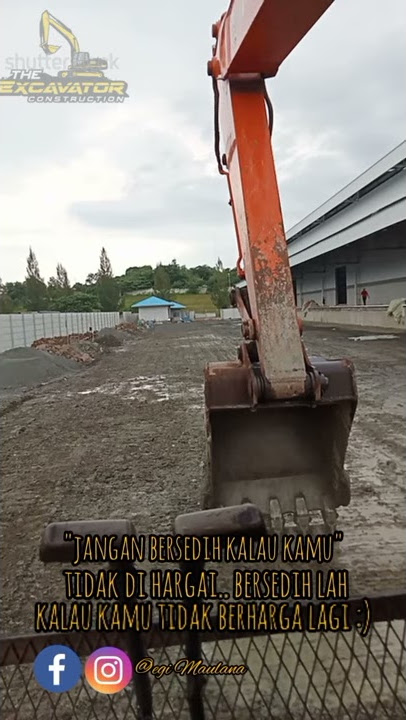 status wa keren excavator #opratormuda #anakrantau