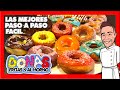 DONAS FRITAS Y AL HORNO 🍩💥🔥🔺 LOS BARONI | FRIED AND BAKED DONUTS 💪👨🏼‍🍳 cursos pastelería online