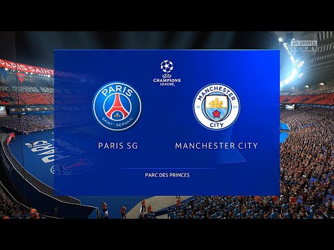 FIFA 21 - PSG Vs. Man City UEFA Champions League Semi Final Full Match PS5 Next Gen Gameplay