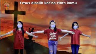Yesus Disalib Karena Cinta Saya - SM GKK Paskah || Lagu Anak Sekolah Minggu