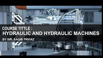 Lecture # 1 Introduction to Hydraulics