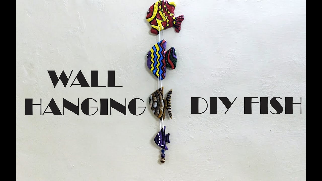 Beautiful Wall hanging/fish wall hanging/Art and Craftdiypaperclay 