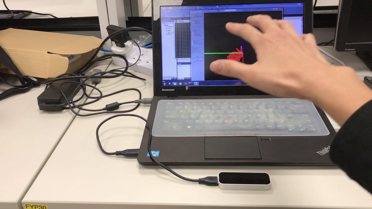 Leap motion demo - YouTube