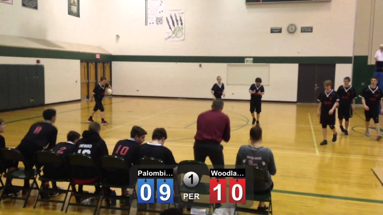 Boys Volleyball Game At Woodland Middle School Palombi Middle School VS Beach Park Middle School 