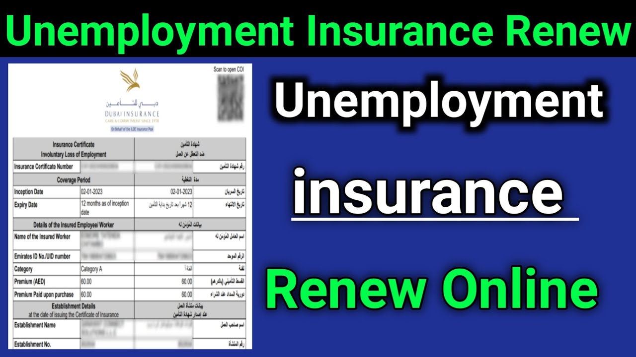 How do I renew my UAE unemployment insurance | iloe insurance renew online 2025 | Uae insurance