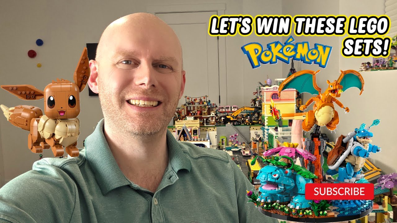 LEGO Pokémon Reveal Reaction and let's win these Sweepstakes!