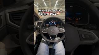 ¿Conocías el Interior Del Virtus Highline 2026? 👀 #interior #virtus #volkswagen #vw