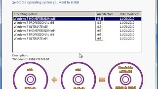 how to combine 32bit & 64bit windows iso [hd]