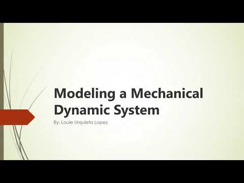 Modeling a Mechanical Dynamic System
