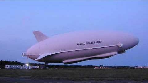 The Long Endurance Multi-Intelligence Vehicle (LEMV) lands after a successful first flight.