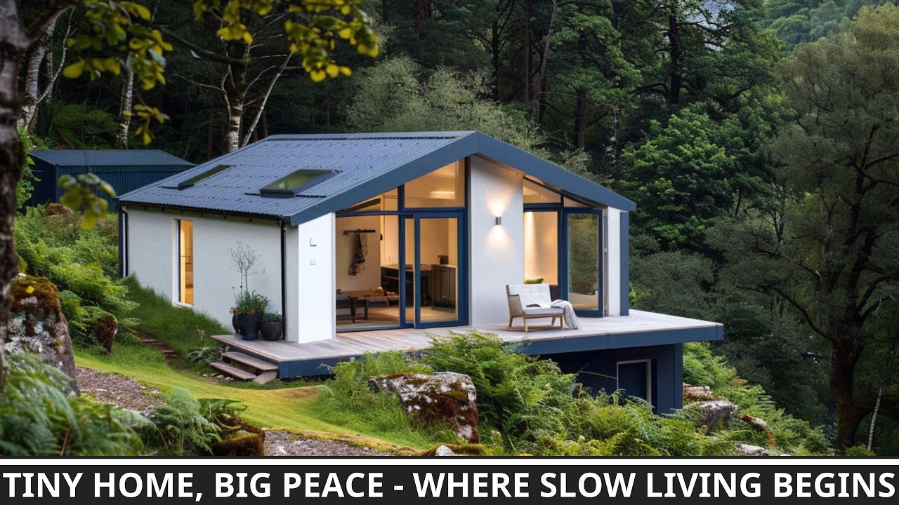 A Tiny White Hillside Retreat That Redefines Peaceful Living | Modern Minimalist Vacation Home Tour