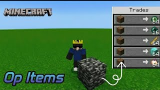 Minecraft But Block Trades Op Items...