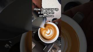 Latte art fail ?