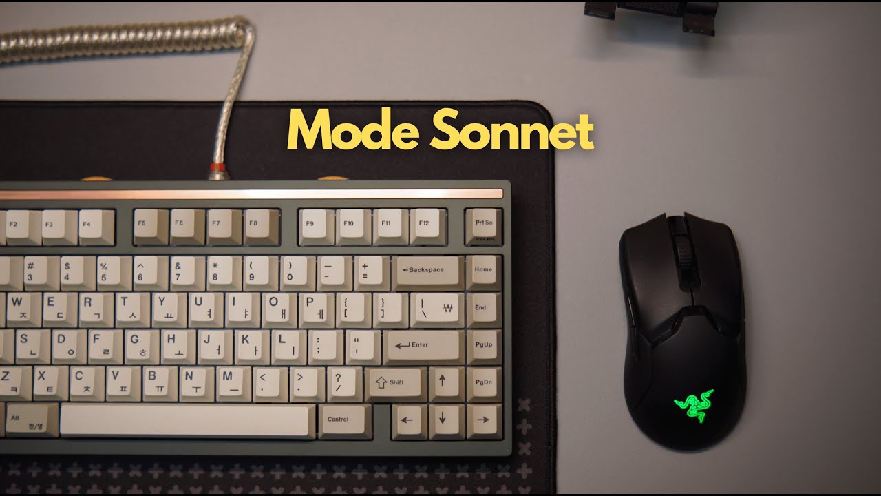 Mode Sonnet Unboxing & Sound Test | Cherry MX Black Clear Top