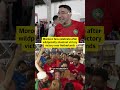 Morocco celebrate after wild penalty shootout victory over Netherlands at World Cup 🇲🇦 #shorts